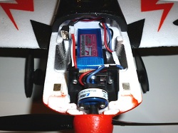 Battery in charger.